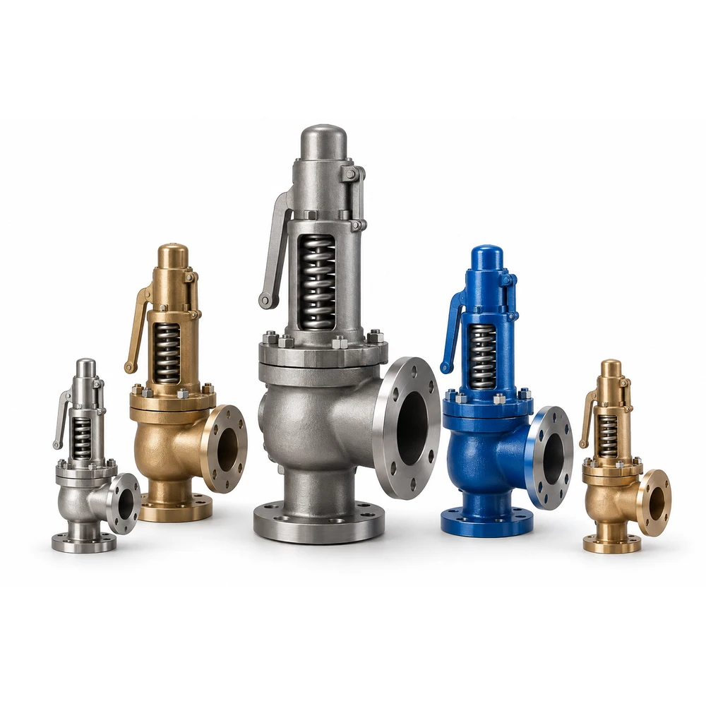 Industrial safety valves